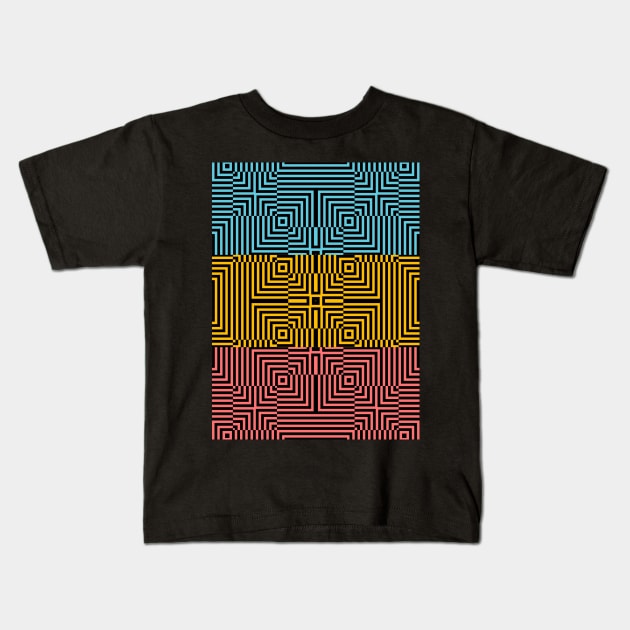 Trippy Kids T-Shirt by Electricsquiggles 